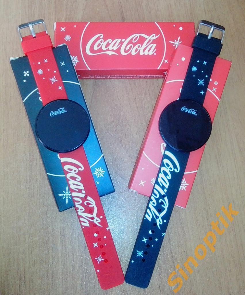 Часы Электронные Сенсорные Coca-Cola/Кока-Кола, красные, новые 1