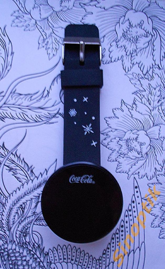 Часы Электронные Сенсорные Coca-Cola/Кока-Кола, чёрные, новые 3