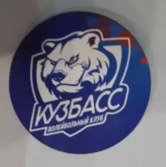 Официальный значок ВК Кузбасс Кемерово вид 5 2025/26 Суперлига пластик Д-5.5 см