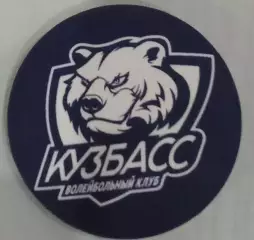 Официальный значок ВК Кузбасс Кемерово вид 1 2025/26 Суперлига пластик Д-3.5 см
