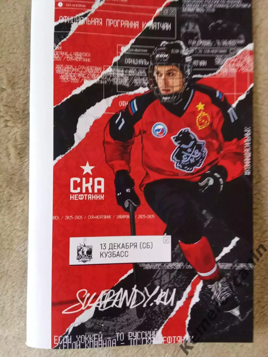 СКА-Нефтяник Хабаровск - Кузбасс Кемерово 13.12.2025 Суперлига Россия 2025/2026