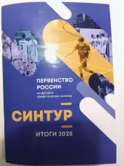 Футзал Синтур Екатеринбург итоги 2025 высшая лига Россия 72 стр. мини-футбол