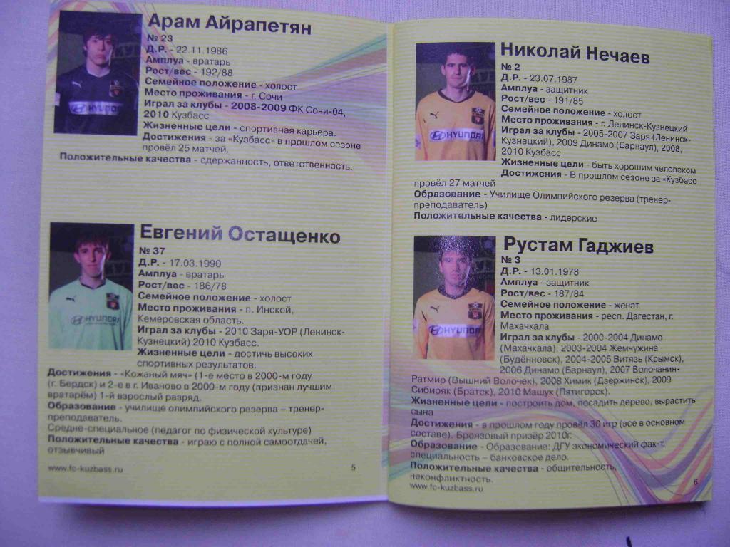 Кемерово Кузбасс 2011/2012 3