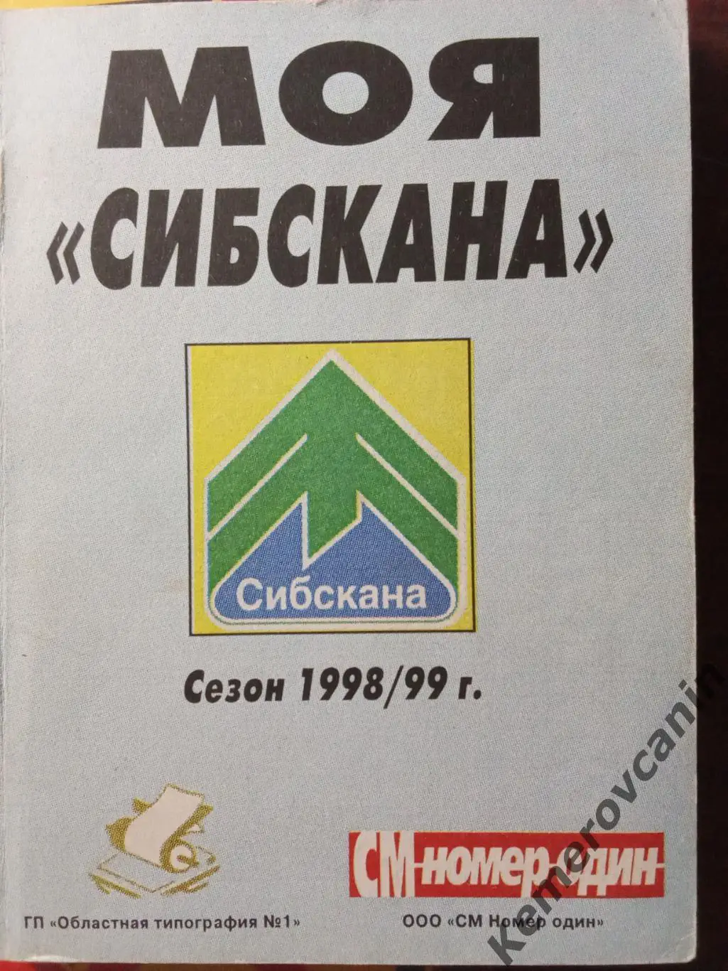 Хоккей с мячом Моя Сибскана Иркутск сезон 1998/1999, 84 стр. П.Кушкин, А.Пьянов