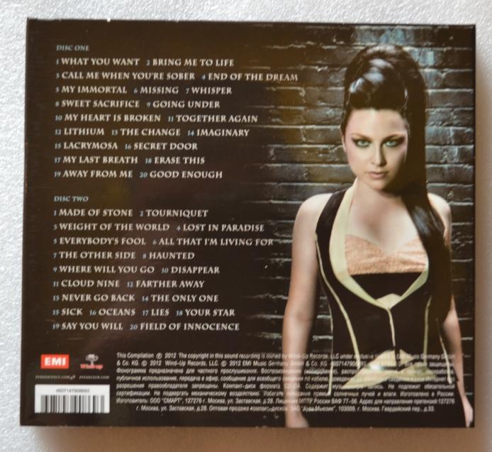 CD - 8.Greatest hits Evanescence 3