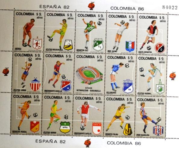 Колумбия (COLOMBIA) - Футбольные клубы Колумбии. 1