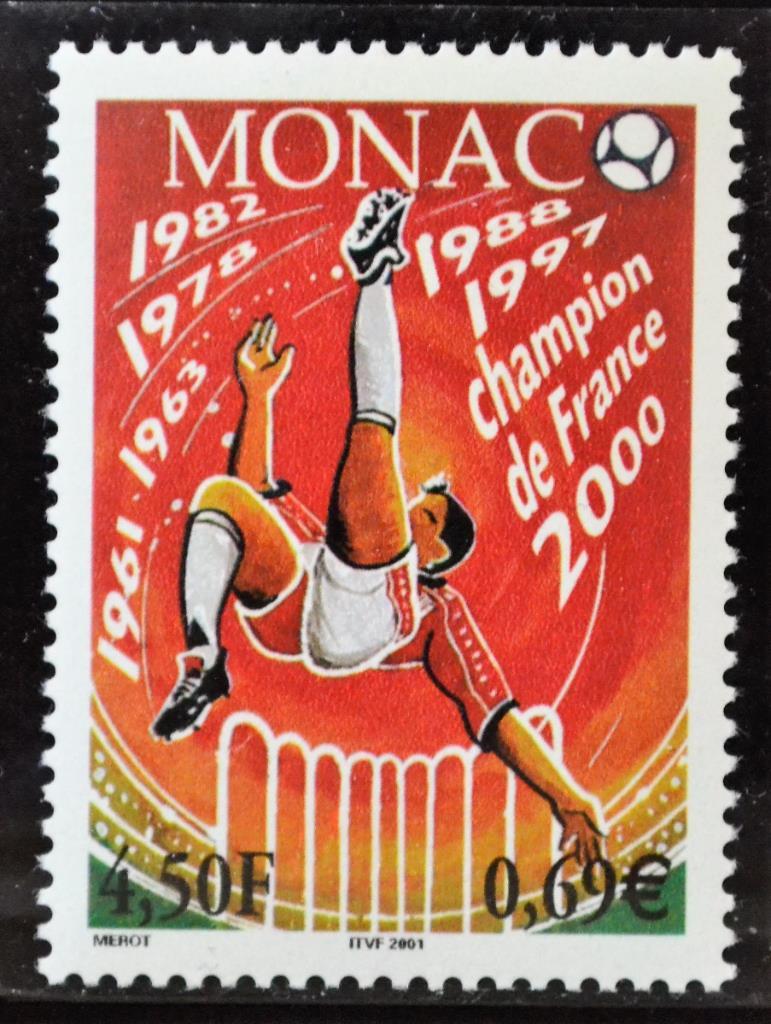 Монако (MONACO) - ФК Монако Франция - Семикратный Чемпион Франции 2000 г.