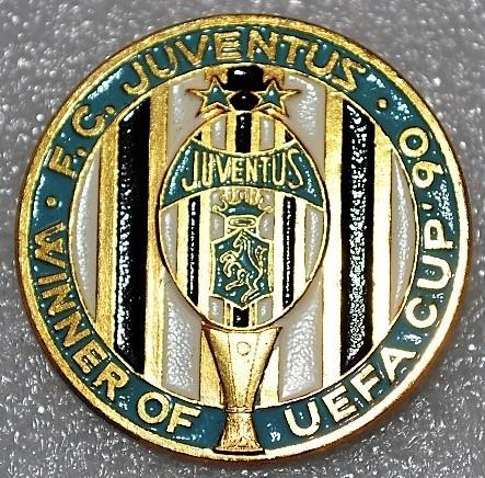 ФК Ювентус Турин Италия - Кубок УЕФА 1990г.(1)(булавка)