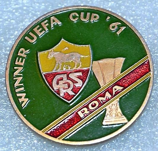 ФК Рома Рим Италия - Кубок УЕФА 1961г.(булавка)(1)