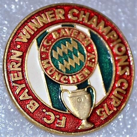 ФК Бавария Мюнхен Германия - Кубок Европейских Чемпионов 1975г.(булавка)(1)