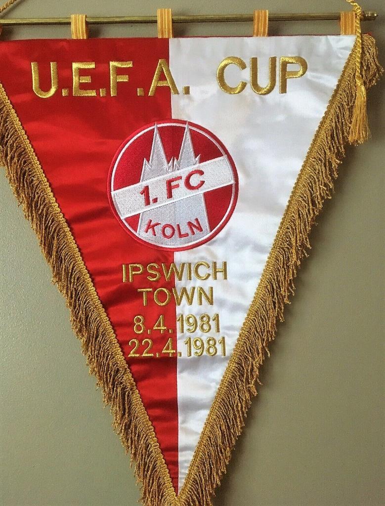 Полуфинал Кубок УЕФА 1981 ФК Кельн Германия - ФК Ипсвич Таун Англия 1