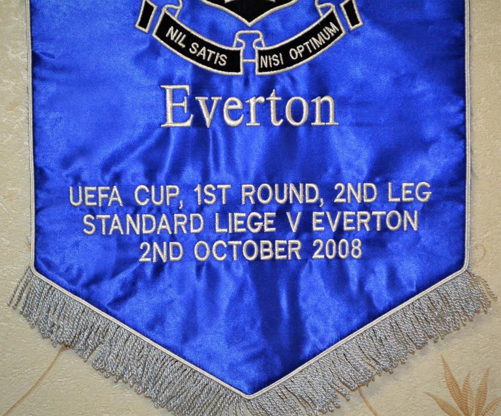 ФК Эвертон Ливерпуль Англия - участник Кубка УЕФА 2008 года (1/8 финала) 2