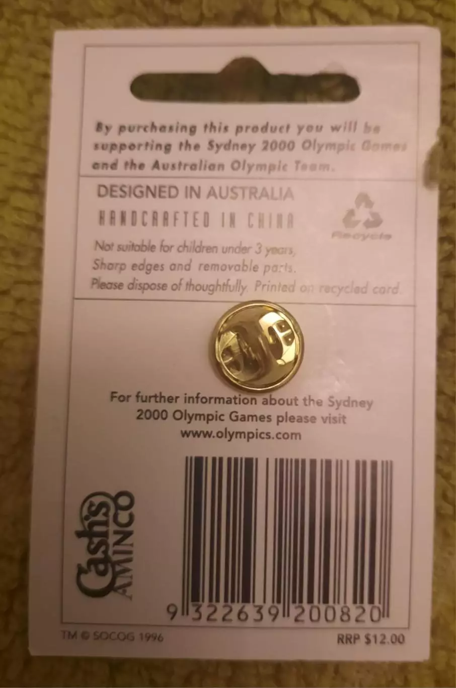 Знак олимпиада Сидней 2000 День 8 1