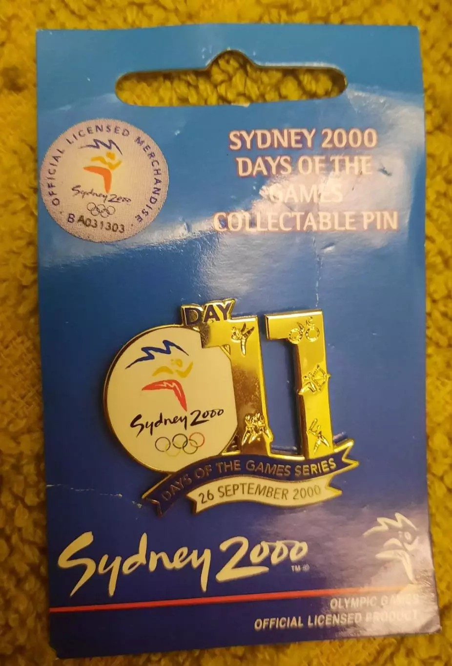 Знак олимпиада Сидней 2000 День 11