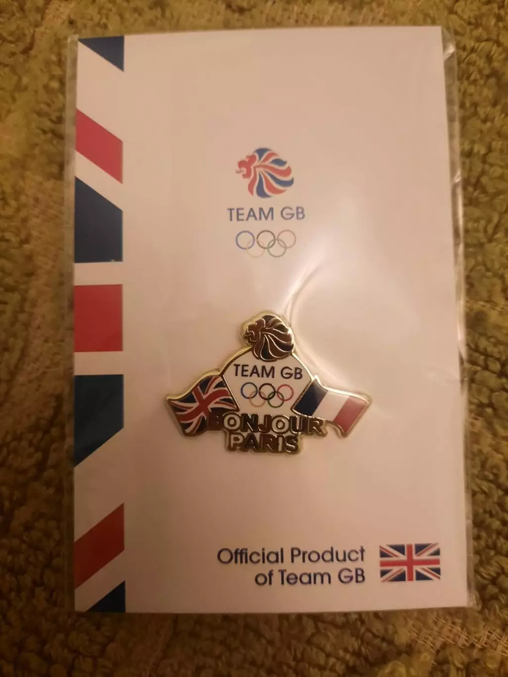 Знак олимпиада Париж 2024 НОК Великобритания