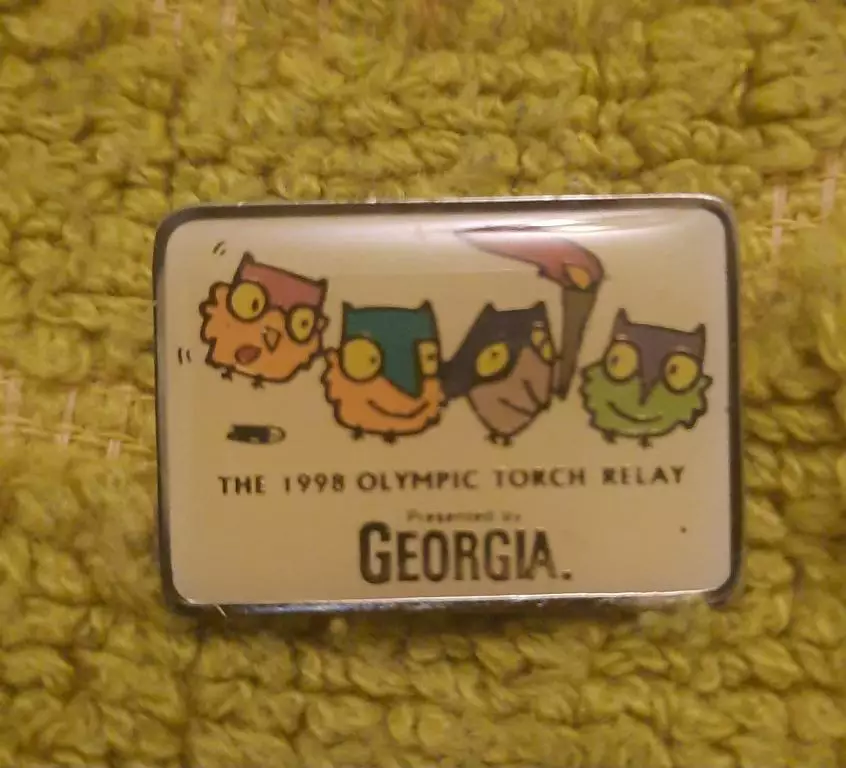 Знак Олимпиада Нагано 1998 маскот 3