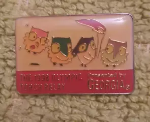 Знак Олимпиада Нагано 1998 маскот 4