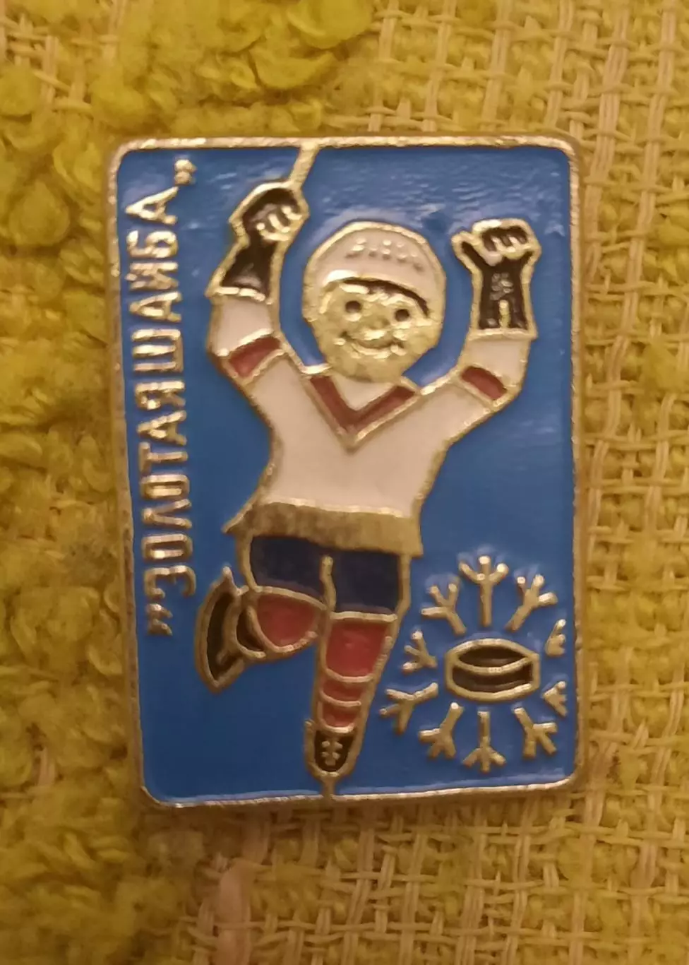 Знак золотая шайба