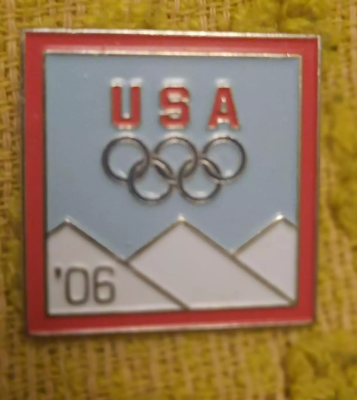 Знак НОК США Олимпиада 2006 Турин