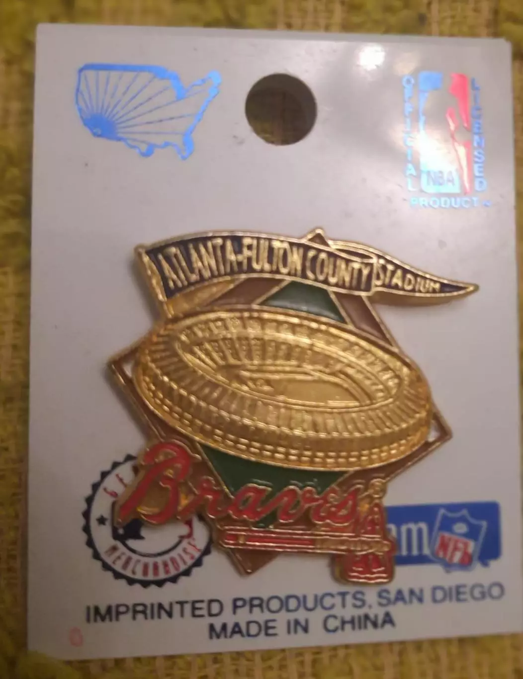 Знак Атланта стадион бейсбол, футбол,