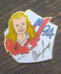 Знак футбол Чемпионат мира США 1994 Швейцария игрок 2 номерной