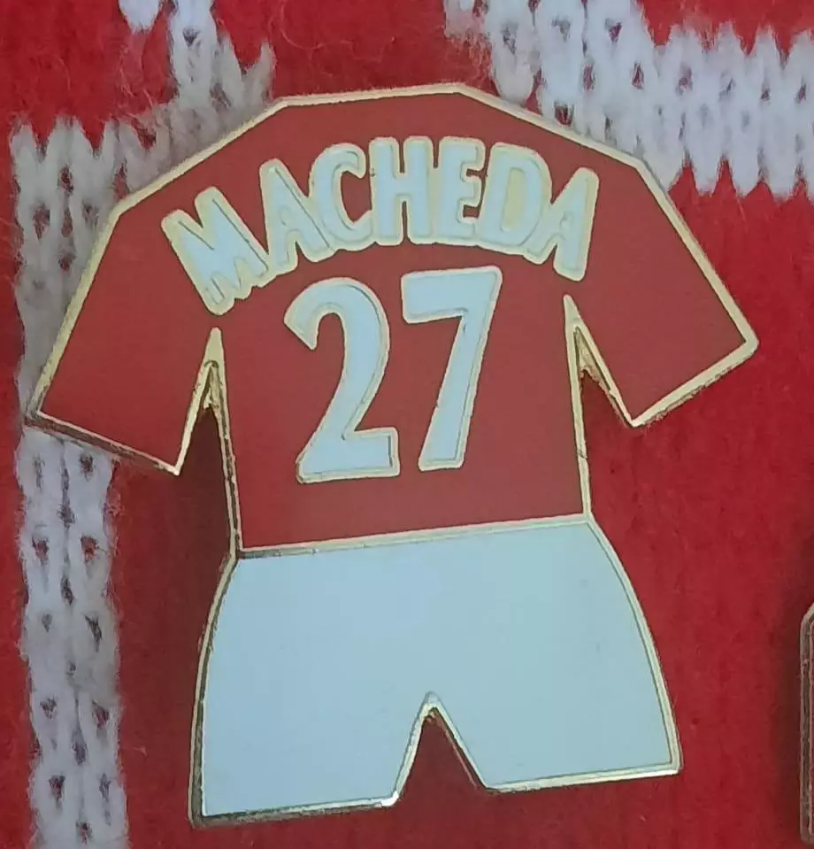 Знак футбол футболка Манчестер Macheda 27