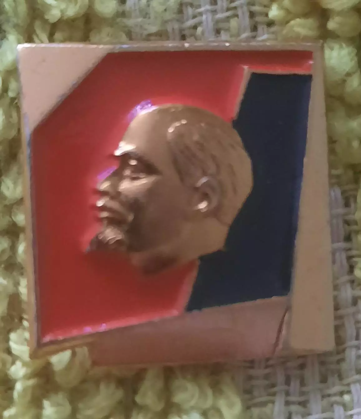 значок ленин