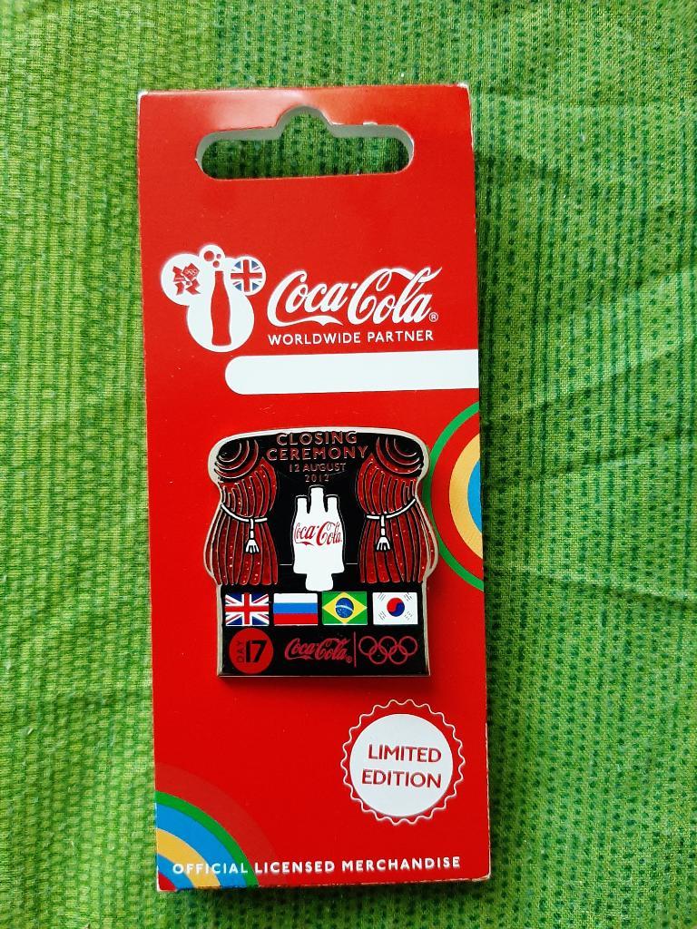 Знак Олимпиада Лондон 2012 Coca-Cola