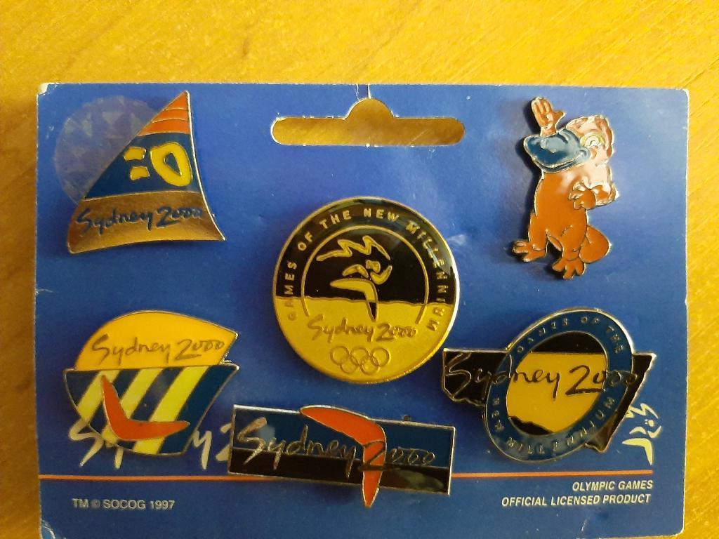Значки Олимпиада Сидней 2000 в упаковке № 2