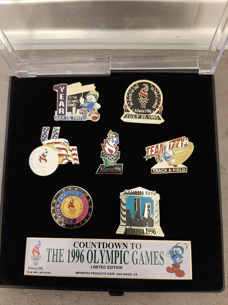 Значки Олимпиада Атланта 1996 в упаковке № 1