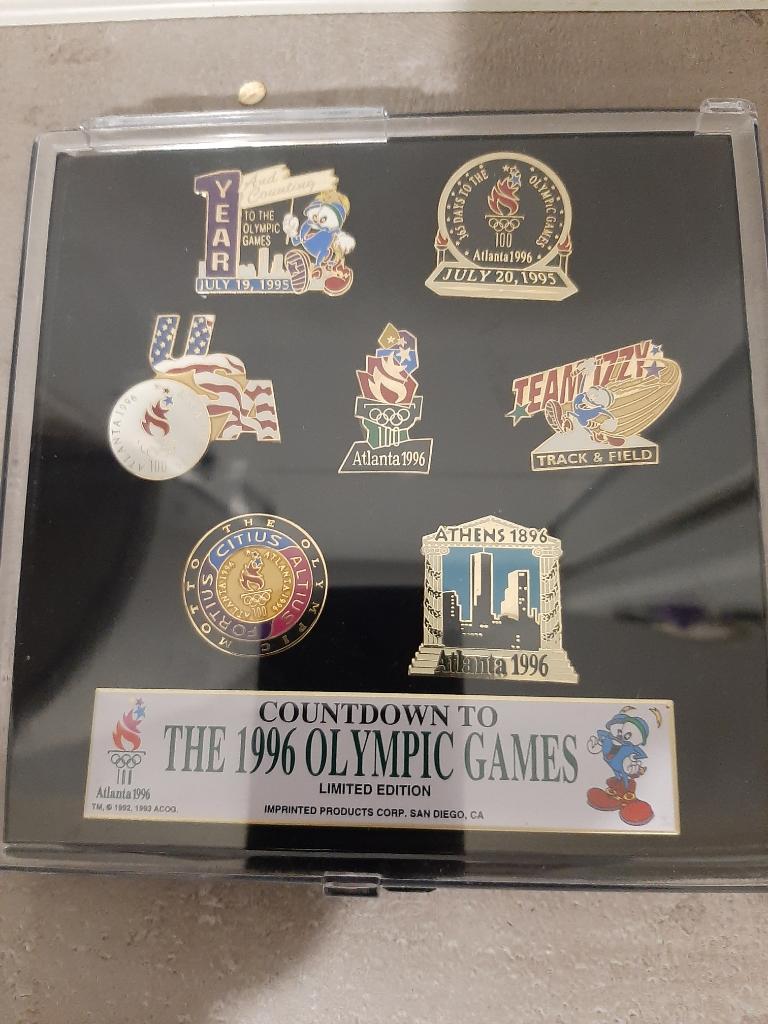 Значки Олимпиада Атланта 1996 в упаковке № 1 1