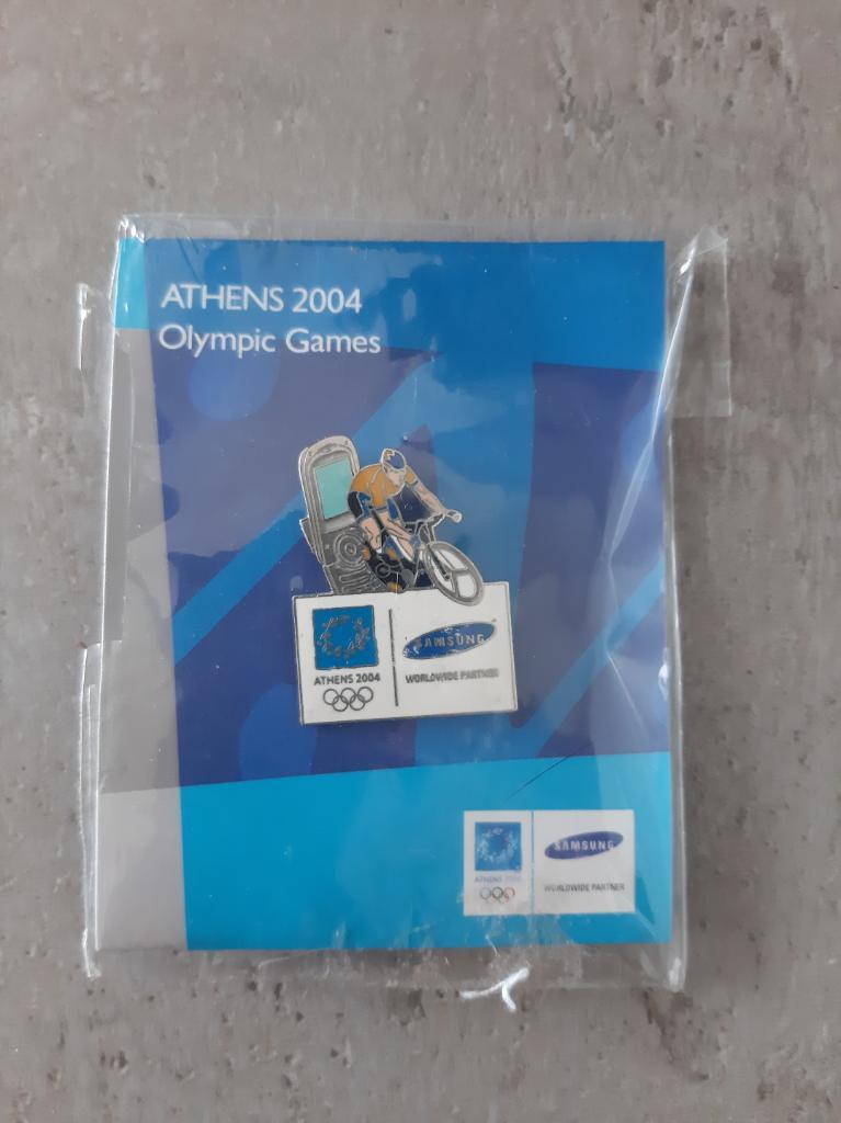 Значок Олимпиада Афины 2004 велоспорт