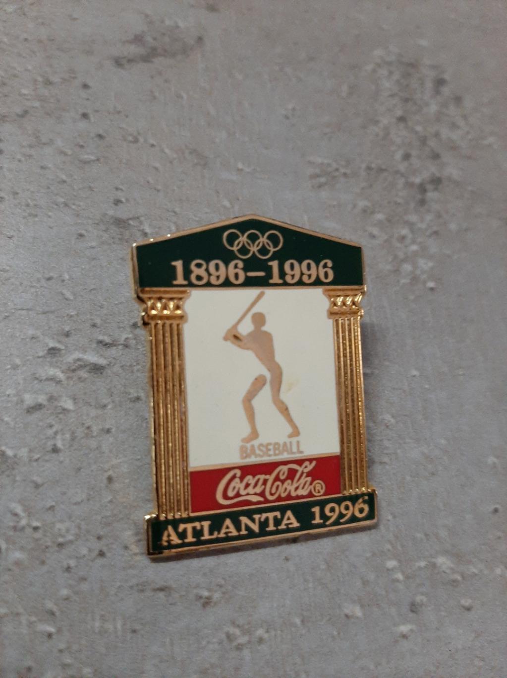 Значок Олимпиада Атланта 1996 бейсбол