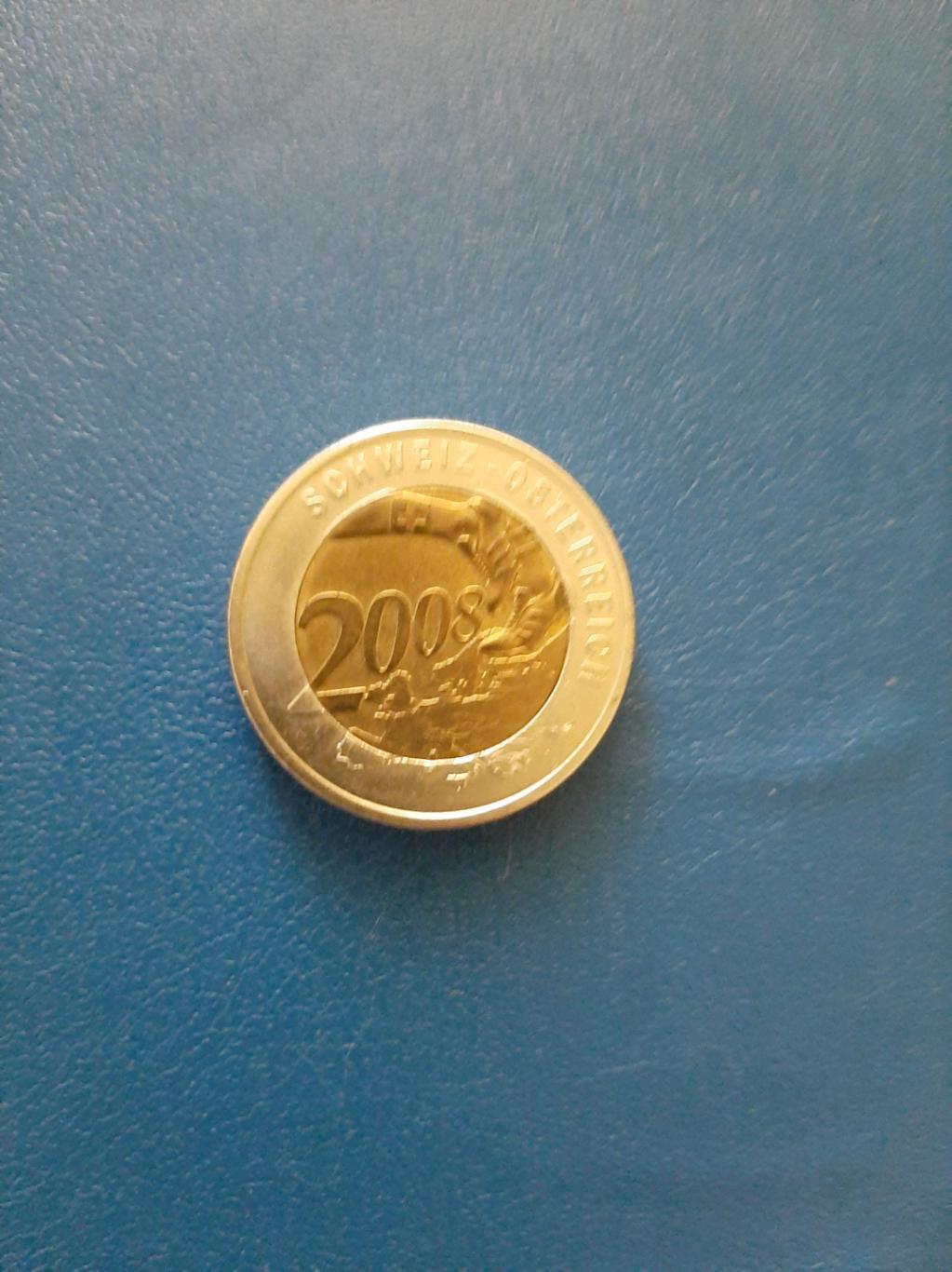 Монета, Жетон европроба 2008 г. ЧЕ по футболу