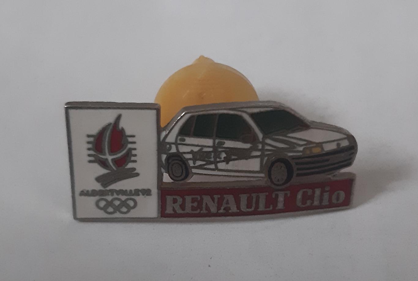 Знак олимпиада альбервиль авто рено 1992