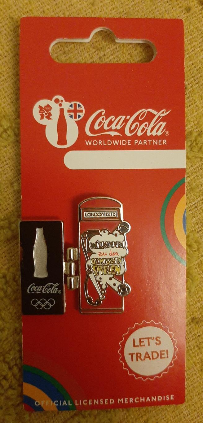 Знак олимпиада Лондон 2012 НОК Германия coca-cola 1