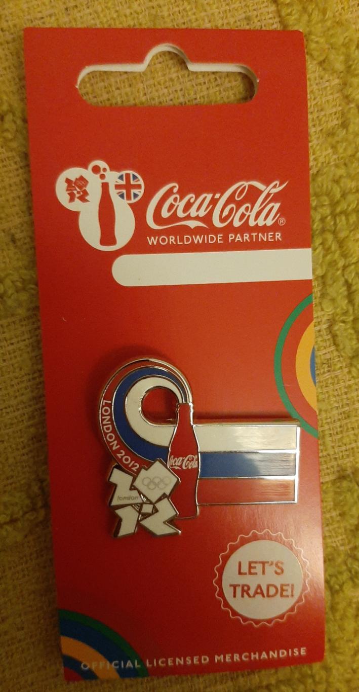 Знак олимпиада Лондон 2012 НОК россия coca-cola