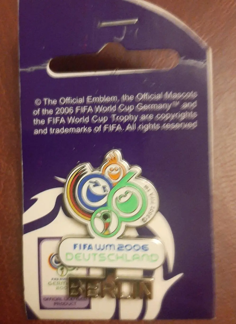 Знак чемпионат мира по футболу 2006 берлин