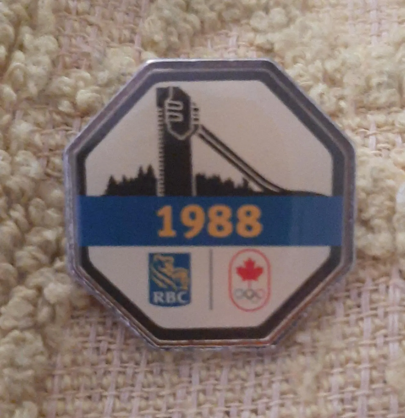 Знак олимпиада НОК Канада калгари 1988