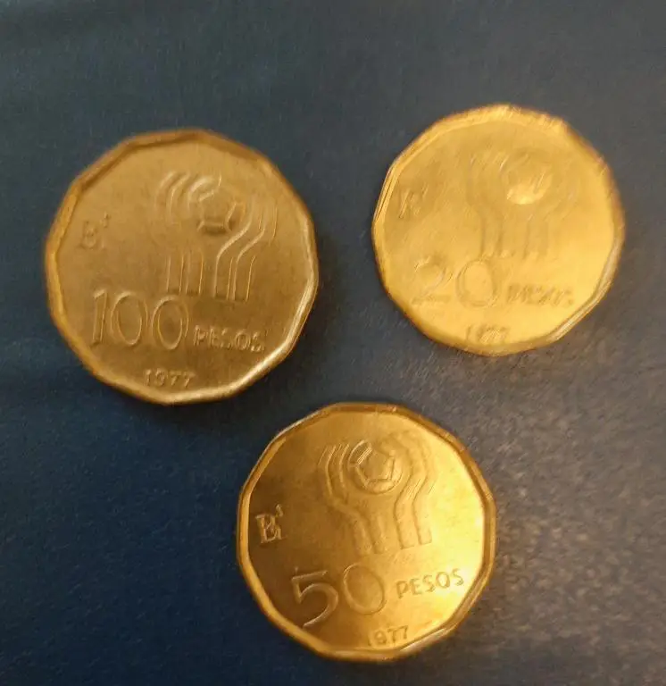 Монеты Футбол Чемпионат мира 1978 Аргентина 1