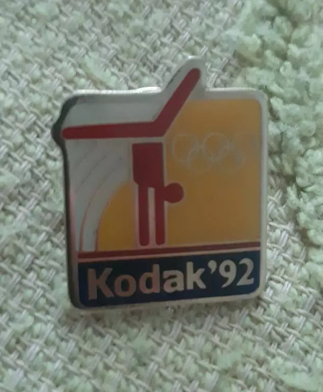 Знак Олимпиада 1992 Барселона Кодак гимнастика
