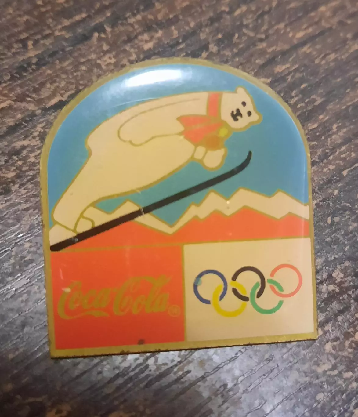 Знак олимпиада США зимняя coca-cola