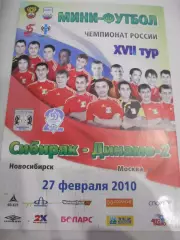 Сибиряк Новосибирск - Динамо-2 Москва - 27 февраля 2010г