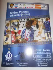 Динамо-Ямал Москва - ВИЗ-Синара Екатеринбург - 05 апреля 2009г