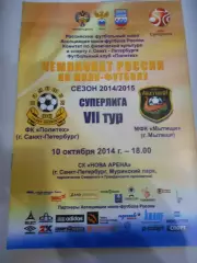 Политех Санкт - Петербург - МФК Мытищи - 10 октября 2014г