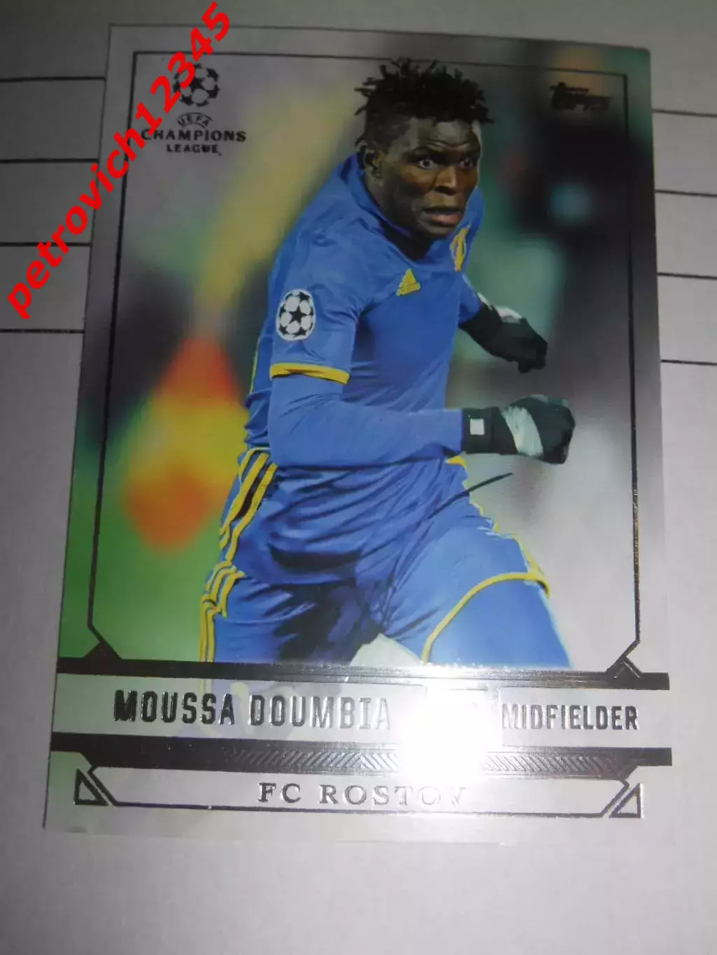 футбол. карточка = 88 - Moussa Doumbia - FC Rostov