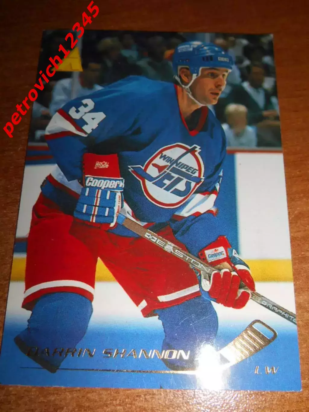 футбол. карточка = 69 - Darrin Shannon - Winnipeg Jets