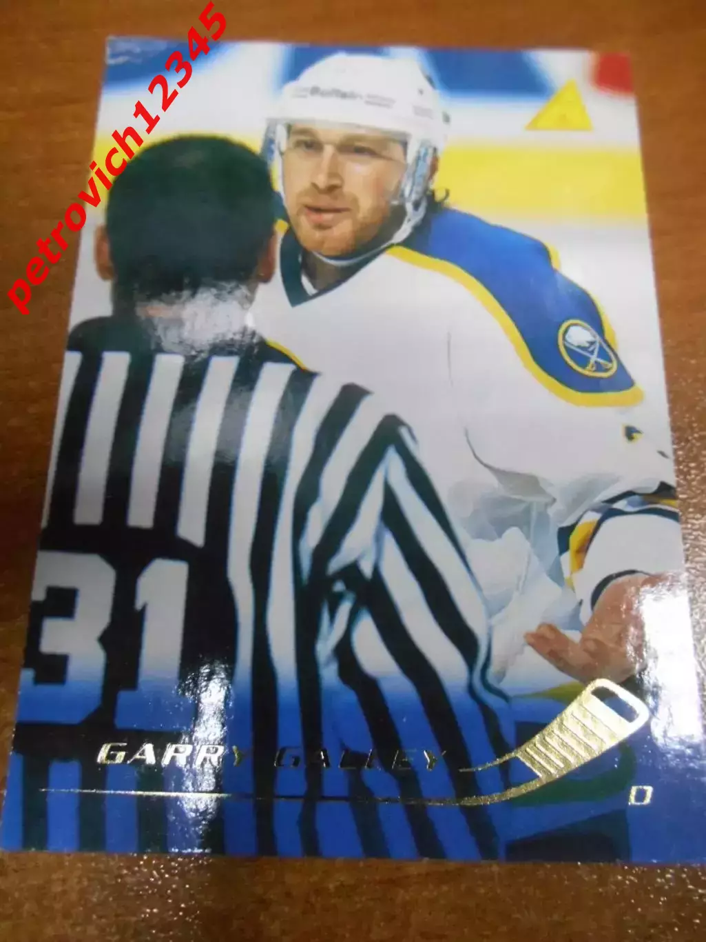 футбол. карточка = 4 - Garry Galley - Buffalo Sabres