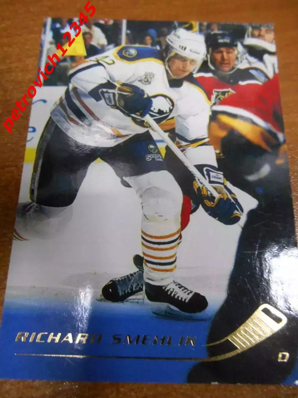футбол. карточка = 187 - Richard Smehlik - Buffalo Sabres