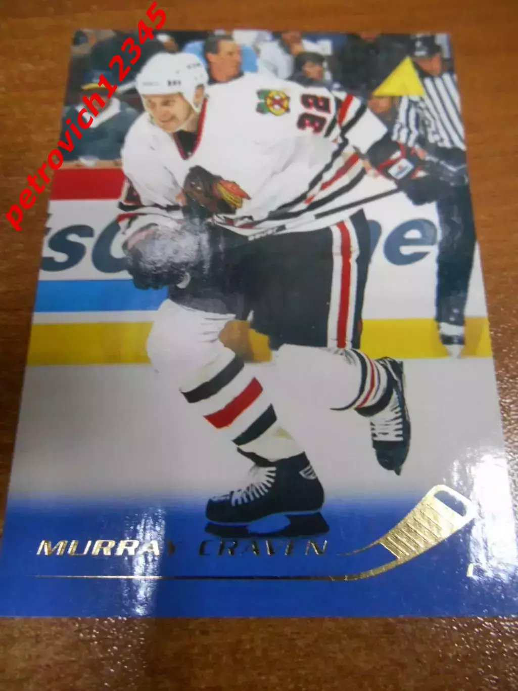 футбол. карточка = 179 - Murray Craven - Chicago Blackhawks